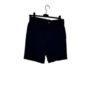 NWT Sonoma Flat-Front Cotton Blend Short Navy 29